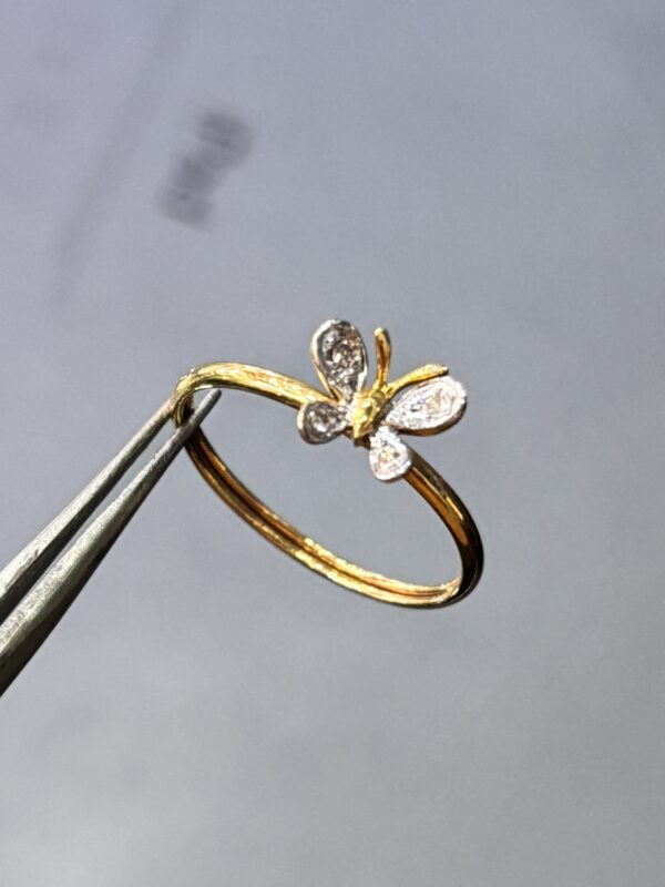 Women Butterfly Diamond Ring