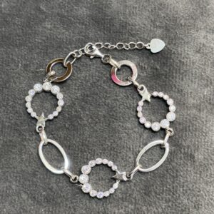 Luna Links Silver Bracelet